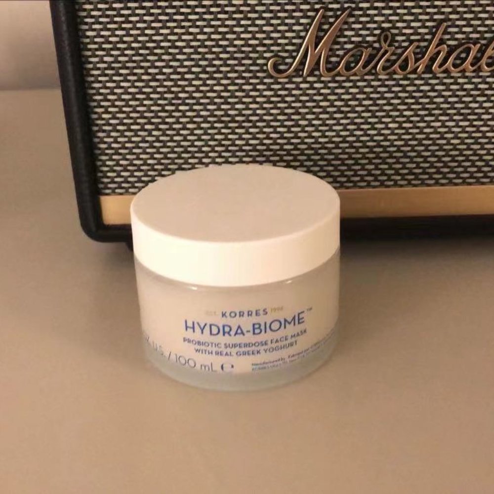 Korres Hydra-Biome superdose probiotic face mask